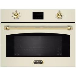 Cuptor cu microunde incorporabil Lofra Dolce Vita FMRBI66ME, 60x46cm, 6 functii gatire, 38 l, gril, crem