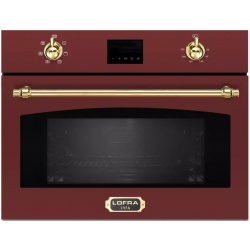 Cuptor cu microunde incorporabil Lofra Dolcevita FMRR66ME, 60x46cm, 6 functii gatire, gril, rosu burgundy