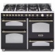Aragaz Lofra Dolcevita120 RBP126SMFET+MF/2AEO, 120x60cm, 7 arzatoare, 3 cuptoare, grill electric, timer, alb