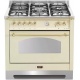 Aragaz Lofra RBI66MFT/CI, 60x60 cm, gaz, 4 arzatoare, grill, aprindere electronica, timer, crem