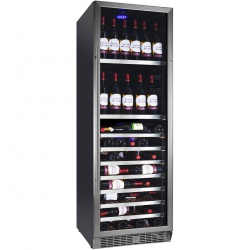 Racitor de vinuri Caso WineMaster Touch A one, 44 sticle, 117 W, negru/otel inoxidabil