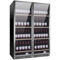 Racitor de vinuri Caso WineMaster Touch A one, 44 sticle, 117 W, negru/otel inoxidabil