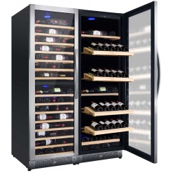 Racitor de vinuri Caso WineMaster Touch A one, 44 sticle, 117 W, negru/otel inoxidabil