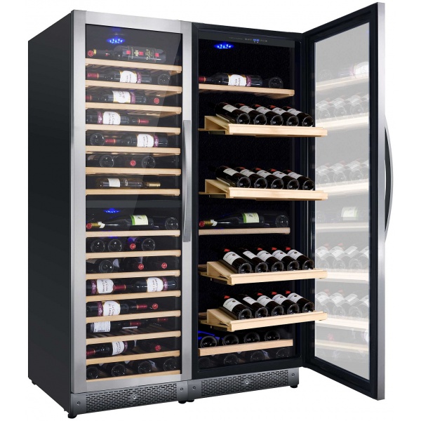 Racitor de vinuri Caso WineMaster Touch A one, 44 sticle, 117 W, negru/otel inoxidabil