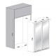 Vitrina de vinuri Nevada Concept NW340T-SL, 340 sticle, 3 zone, negru/inox