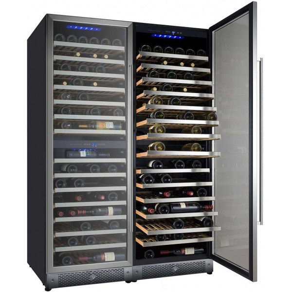 Racitor de vinuri Caso WineMaster Touch A one, 44 sticle, 117 W, negru/otel inoxidabil