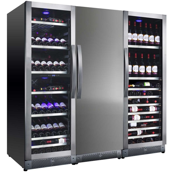 Racitor de vinuri Caso WineMaster Touch A one, 44 sticle, 117 W, negru/otel inoxidabil