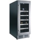 Vitrina de vinuri Nevada Concept NW20S-SSL, 20 sticle, negru/inox