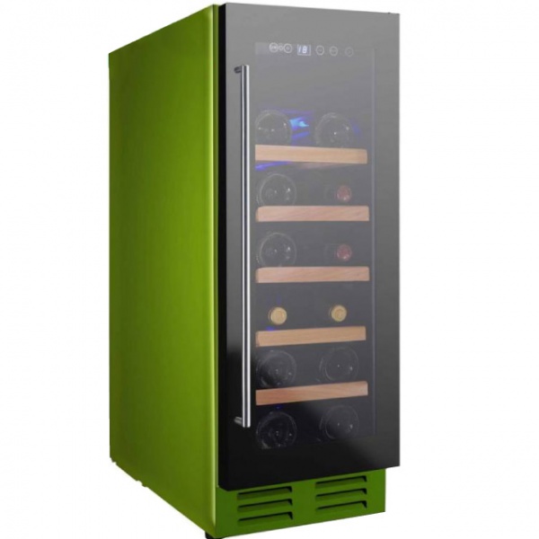 Vitrina de vinuri Nevada Color NW20S-FG-C-6018, 20 sticle, verde
