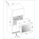 Vitrina de vinuri Nevada Concept NW26S-S, 26 sticle, negru/inox