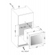 Racitor de vinuri Caso WineMaster Touch A one, 44 sticle, 117 W, negru/otel inoxidabil