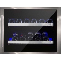 Racitor de vinuri Caso WineMaster Touch A one, 44 sticle, 117 W, negru/otel inoxidabil
