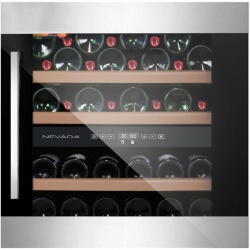 Racitor de vinuri Caso WineMaster Touch A one, 44 sticle, 117 W, negru/otel inoxidabil