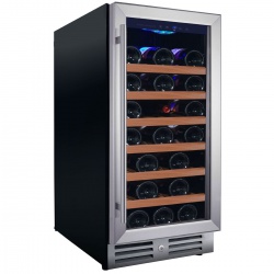 Racitor de vinuri Caso WineMaster Touch A one, 44 sticle, 117 W, negru/otel inoxidabil