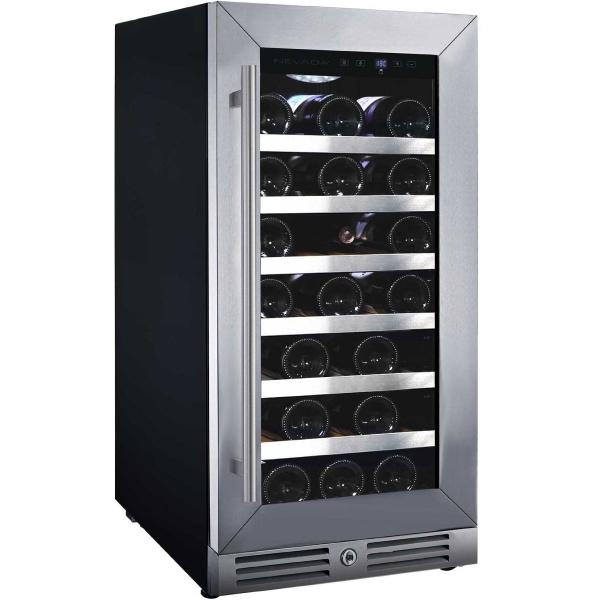 Racitor de vinuri Caso WineMaster Touch A one, 44 sticle, 117 W, negru/otel inoxidabil