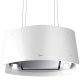 Hota design suspendata Baraldi Ideal 01IDEIS070STW80, 70 cm, 800 m3/h, sticla alba/inox