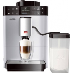 Espressor automat Melitta Caffeo Passione One Touch , Sistem Cappuccino, Autocuratare, 15 Bar, 1.2 l, Argintiu
