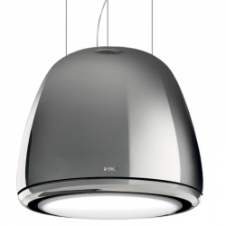 Hota suspendata de tavan Elica Edith Sense Heavy Metal/F/50, 50 cm, 550 m3/h, otel inoxidabil