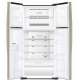Side by Side Hitachi R-W660PRU7(GGR), Clasa A+, 540 Litri, No Frost, dispenser apa, sticla gri