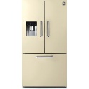 Side by Side Steel Genesi GFR9F , Clasa A+, 536L, No Frost, Dispenser Apa, Twist Ice Maker, crem