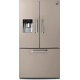 Side by Side Steel Genesi GFR9F , Clasa A+, 536L, No Frost, Dispenser Apa, Twist Ice Maker, crem inchis