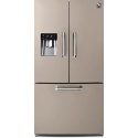 Side by Side Steel Genesi GFR9F , Clasa A+, 536L, No Frost, Dispenser Apa, Twist Ice Maker, gri nisip