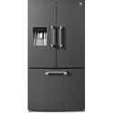 Side by Side Steel Ascot AFR9F , Clasa A+, 536L, No Frost, Dispenser Apa, Twist Ice Maker, negru antracit