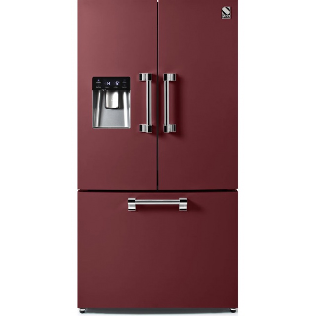 Side by Side Steel Ascot AFR9F , Clasa A+, 536L, No Frost, Dispenser Apa, Twist Ice Maker, negru antracit