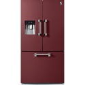 Side by Side Steel Ascot AFR9F , Clasa A+, 536L, No Frost, Dispenser Apa, Twist Ice Maker, visiniu