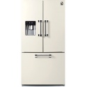 Side by Side Steel Ascot AFR9F , Clasa A+, 536L, No Frost, Dispenser Apa, Twist Ice Maker, crem inchis