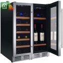 Racitor de vinuri Caso WineMaster Touch A one, 44 sticle, 117 W, negru/otel inoxidabil
