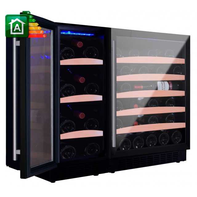 Racitor de vinuri Caso WineMaster Touch A one, 44 sticle, 117 W, negru/otel inoxidabil