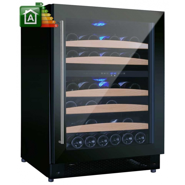 Racitor de vinuri Caso WineMaster Touch A one, 44 sticle, 117 W, negru/otel inoxidabil