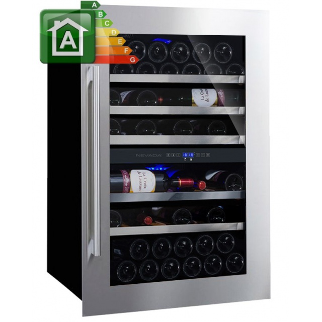 Racitor de vinuri Caso WineMaster Touch A one, 44 sticle, 117 W, negru/otel inoxidabil