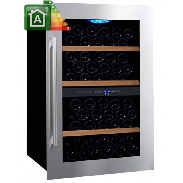 Vitrina de vinuri Nevada Concept NW70S-FGL, 70 sticle, 1 zona temperatura, Negru