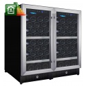 Racitor de vinuri Caso WineMaster Touch A one, 44 sticle, 117 W, negru/otel inoxidabil