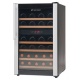 Vitrina de vinuri Tecfrigo Wine 32, 32 sticle, 2 zone temperatura, negru / inox