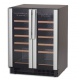 Vitrina de vinuri Tecfrigo Wine 32, 32 sticle, 2 zone temperatura, negru / inox