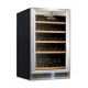 Vitrina de vinuri incorporabila Tecfrigo Sommelier 18, 18 sticle, 1 zona temperatura, No Frost, negru