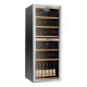 Vitrina de vinuri Tecfrigo Sommelier 301, 129 sticle, 1 zona temperatura, negru / inox Vitrina de vinuri Tecfrigo Sommelier 301, 129 sticle, 1 zona temperatura, negru / inox