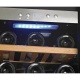 Vitrina de vinuri Tecfrigo Sommelier 481, 192 sticle, 1 zona temperatura, negru / inox