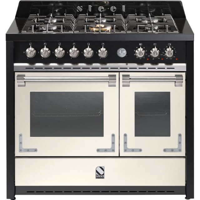 Aragaz Lofra RBI66MFT/CI, 60x60 cm, gaz, 4 arzatoare, grill, aprindere electronica, timer, crem