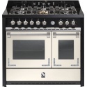 Aragaz Lofra RBI66MFT/CI, 60x60 cm, gaz, 4 arzatoare, grill, aprindere electronica, timer, crem