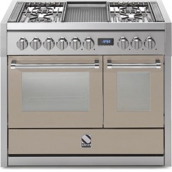 Aragaz Lofra RBI66MFT/CI, 60x60 cm, gaz, 4 arzatoare, grill, aprindere electronica, timer, crem