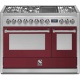 Aragaz Steel Genesi G12FF, 120X66cm, 7 arzatoare, 2 cuptoare, timer, aprindere electronica, negru antracit