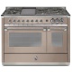 Aragaz Lofra RBI66MFT/CI, 60x60 cm, gaz, 4 arzatoare, grill, aprindere electronica, timer, crem