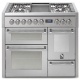 Aragaz Steel Genesi G10FF, 100X60cm, 6 arzatoare, 3 cuptoare, timer, aprindere electronica, inox Aragaz Steel Genesi G10FF, 100X60cm, 6 arzatoare, 3 cuptoare, timer, aprindere electronica, inox
