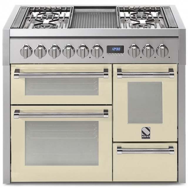 Aragaz Lofra RBI66MFT/CI, 60x60 cm, gaz, 4 arzatoare, grill, aprindere electronica, timer, crem