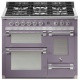 Aragaz Steel Ascot A10FFF, 100X60cm, 6 arzatoare, 3 cuptoare, timer, aprindere electronica, inox