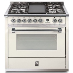 Aragaz Lofra RBI66MFT/CI, 60x60 cm, gaz, 4 arzatoare, grill, aprindere electronica, timer, crem